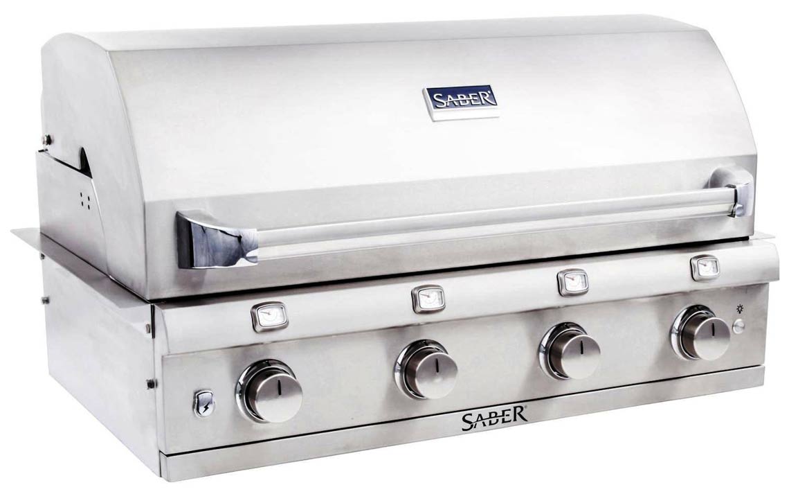 saber Stainless Steel Built-in grill - 4 burner