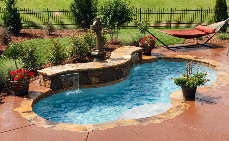 Custom Backyard Living Spaces by Swim World Pools
