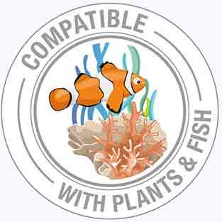 "Renolit Natural Pool liners Emblem: "Compatible with Plants and Fish"